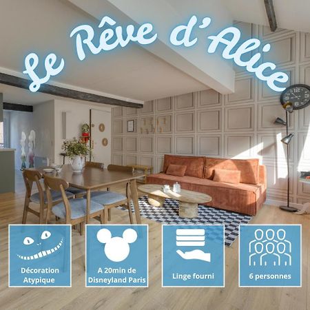 Ferienwohnung Le Reve D'Alice Meaux Exterior foto