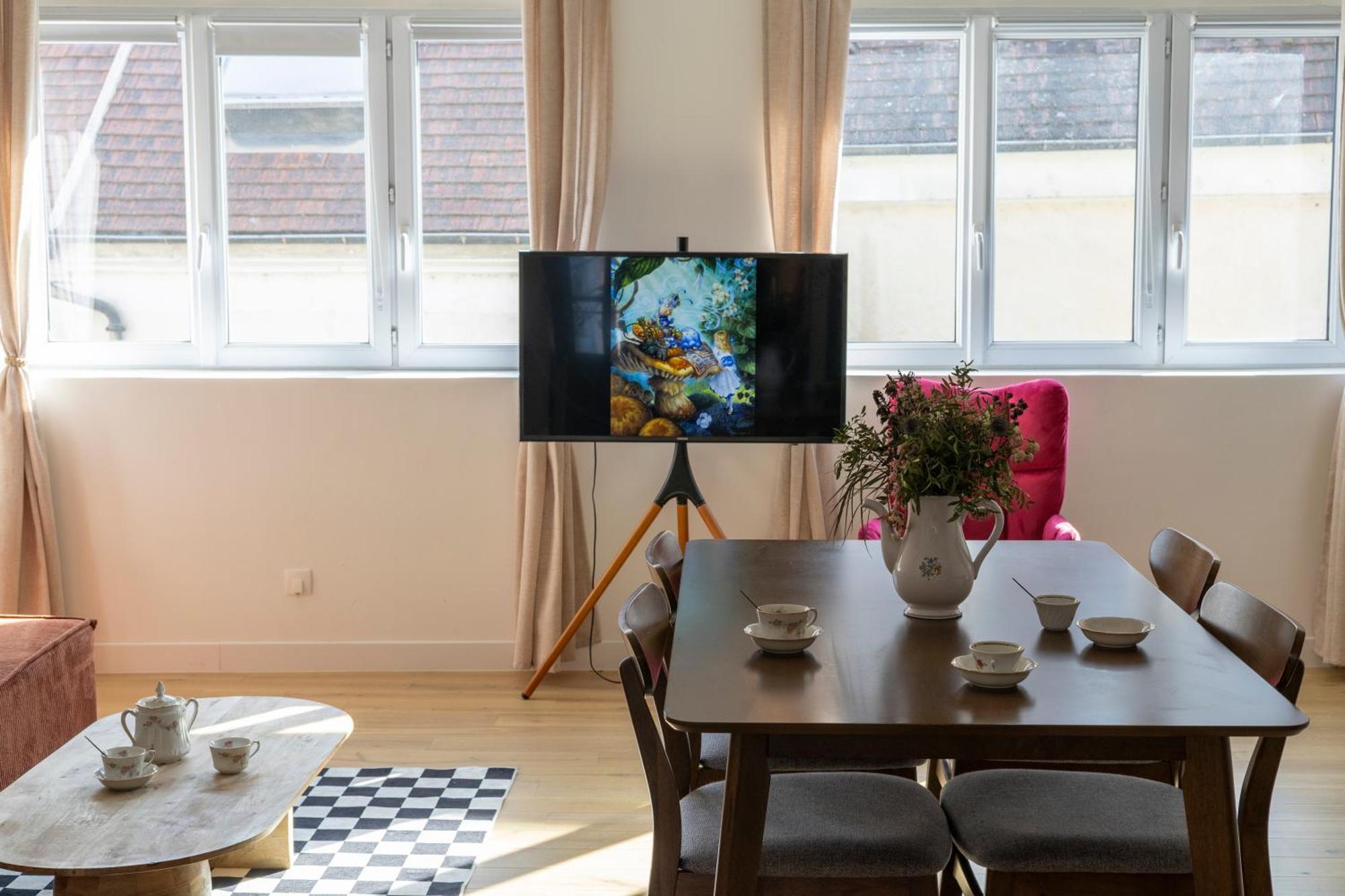 Ferienwohnung Le Reve D'Alice Meaux Exterior foto